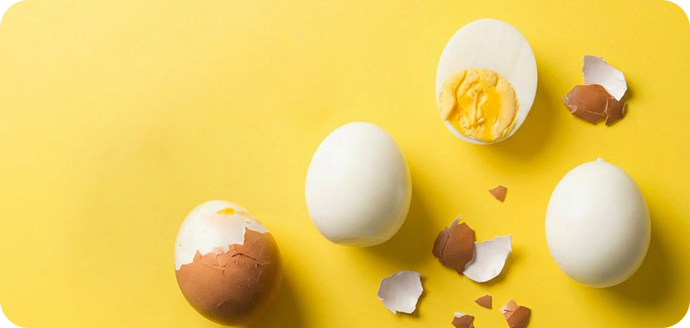 Boiled & Peeled Eggs