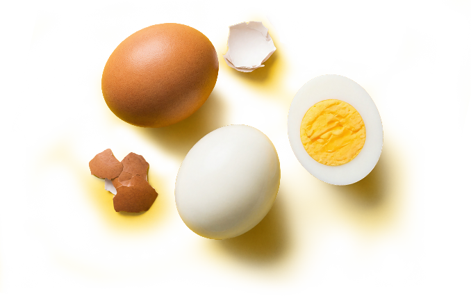 Boiled & Peeled Eggs